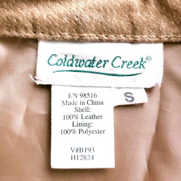 Coldwater Creek Women Jacket Snap Button 100% Leather Size S - Picture 8 of 8